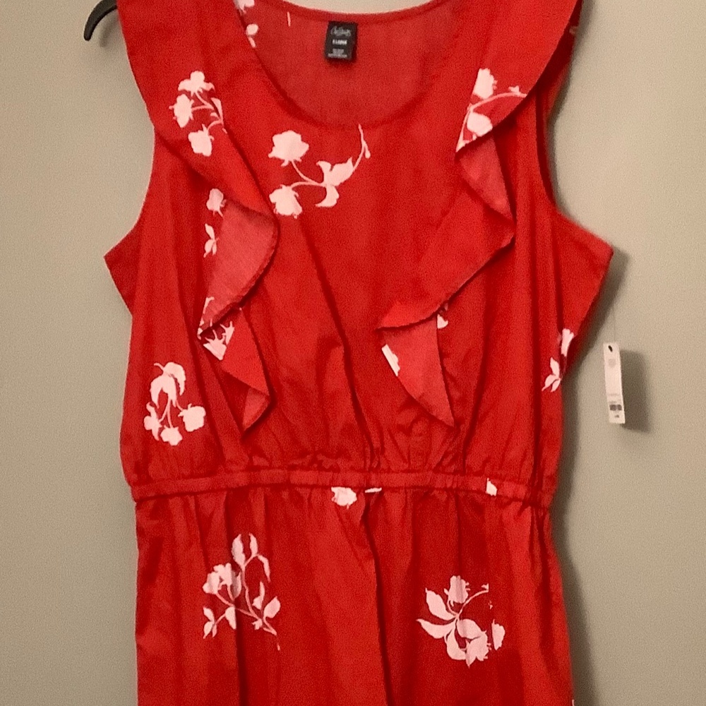 Red Summer Dress - Picture 3 of 4